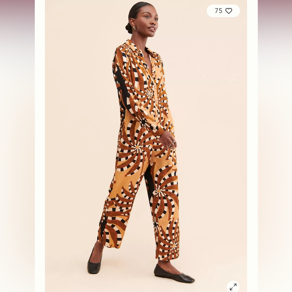 FARM Rio Mixed Banana Jumpsuit